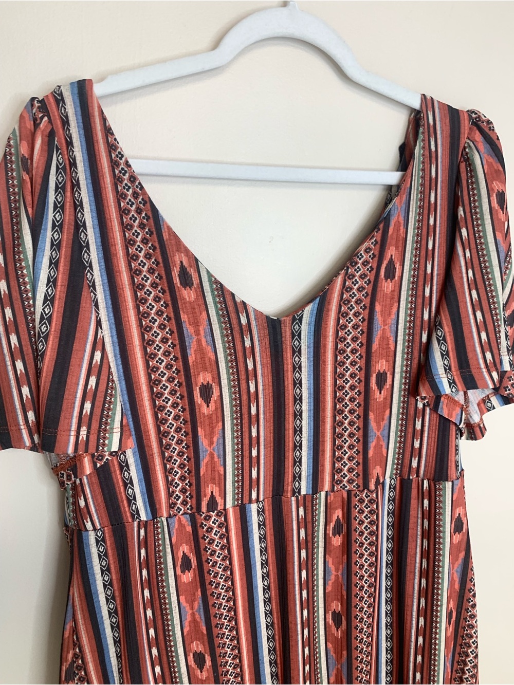 Dex Aztec Pattern Dress Tassels L - Picture 10 of 10
